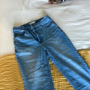 Madewell classic straight jean size 30